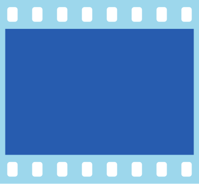 Flag of Europe in a 35 mm film frame (positive) clipart