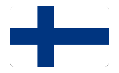 Flag of Finland (bevelled) clipart