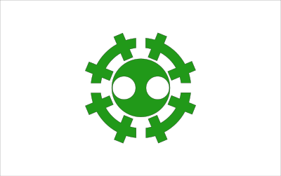 Flag of former Esashi, Soya, Hokkaido clipart