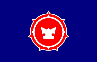 Flag of former Shibetsu, Hokkaido clipart