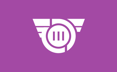 Flag of former Shibukawa, Gunma clipart