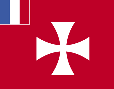 Flag of France Wallis and Futuna clipart