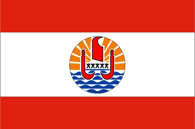 Flag of French Polynesia clipart