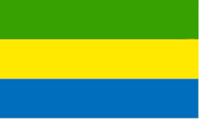 Flag of Gabon clipart