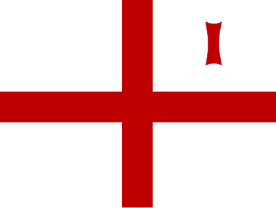 Flag of Georgia (former USSR) clipart