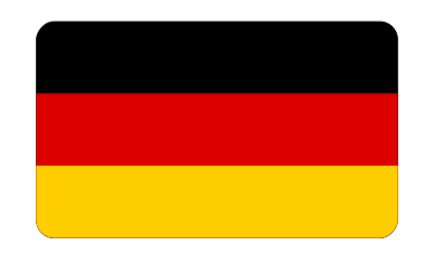 Flag of Germany (bevelled) clipart