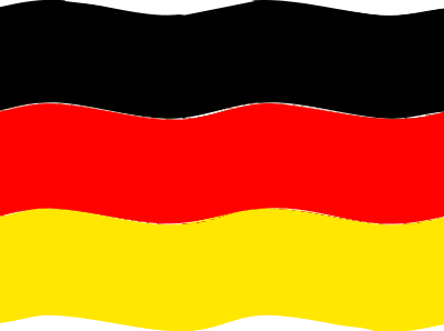 Flag of Germany wave clipart