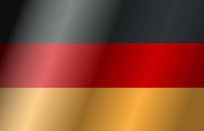 Flag of Germany (with wind) clipart
