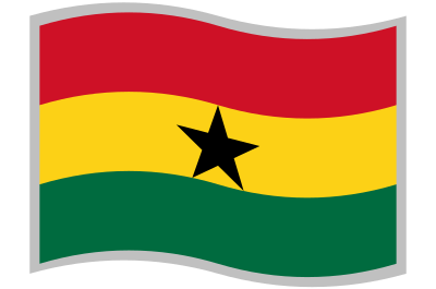 Flag of Ghana clipart