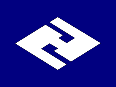 Flag of Hokuryu, Hokkaido clipart