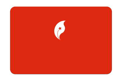 Flag of Hong Kong (bevelled) clipart