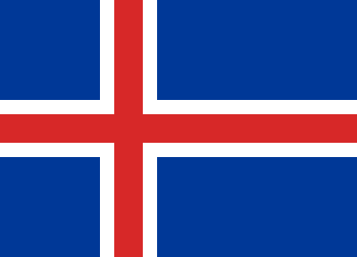 Flag of Iceland clipart