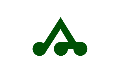 Flag of Kazamaura, Aomori clipart