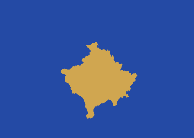 Flag of Kosovo - Flamuri Kosoves clipart