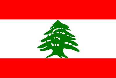 Flag of Lebanon clipart