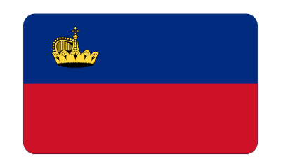 Flag of Liechtenstein (bevelled) clipart