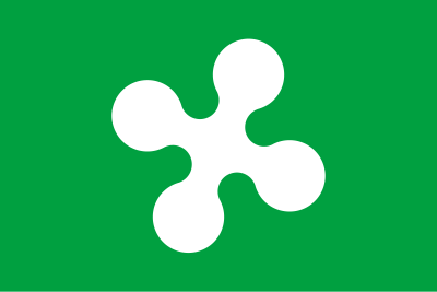 Flag of Lombardy clipart