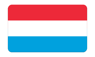 Flag of Luxembourg (bevelled) clipart