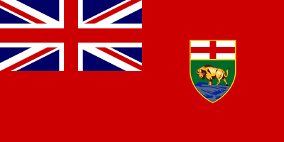 Flag of Manitoba, Canada clipart