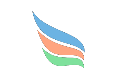 Flag of Miyako, Fukuoka clipart