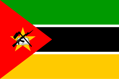 Flag of Mozambique clipart