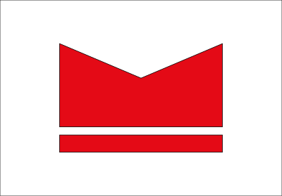 Flag of Mukaijima, Hiroshima clipart