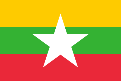 Flag of Myanmar clipart