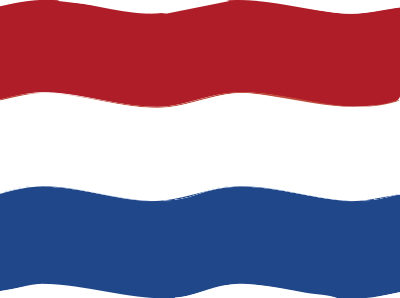 Flag of Netherlands wave clipart