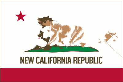 Flag of New California Republic clipart