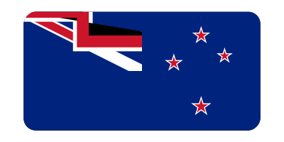 Flag of New Zealand (bevelled) clipart