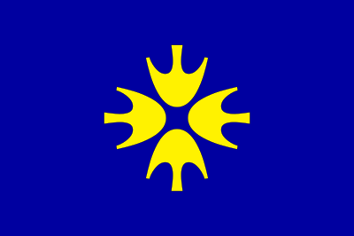 Flag of Niikappu, Hokkaido clipart