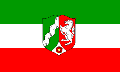 Flag of North Rhine Westphalia clipart