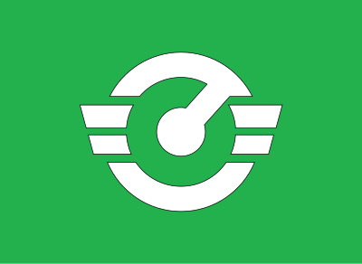 Flag of Ojima, Gunma clipart