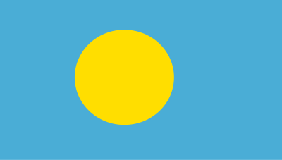 Flag of Palau clipart