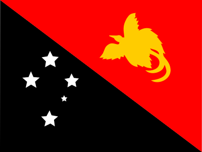 Flag of Papaua New Guinea clipart
