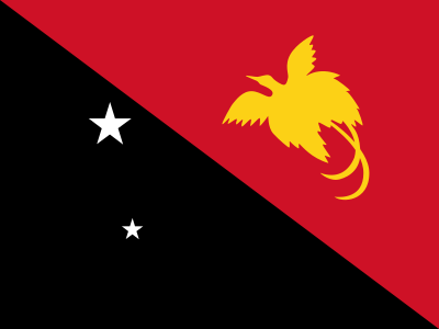 Flag of Papua New Guinea clipart