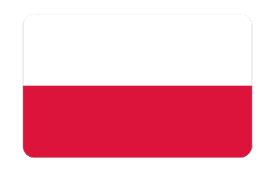 Flag of Poland (bevelled) clipart