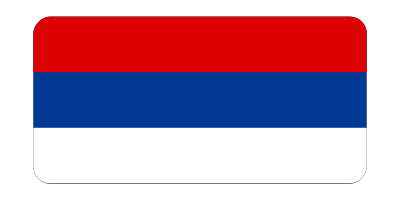 Flag of Republika Srpska (bevelled) clipart
