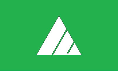 Flag of Rubeshibe, Hokkaido clipart