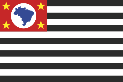 Flag of São Paulo clipart