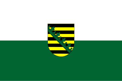Flag of Saxony clipart