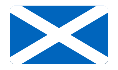 Flag of Scotland (bevelled) clipart