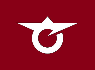 Flag of Senhata, Akita clipart