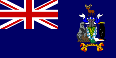 Flag of South Georgia and South Sandwich Islands clipart