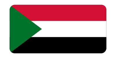 Flag of Sudan (bevelled) clipart