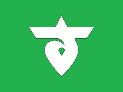 Flag of Sunomata, Gifu clipart