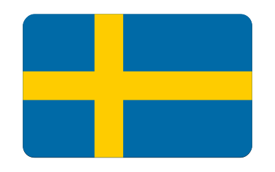 Flag of Sweden (bevelled) clipart