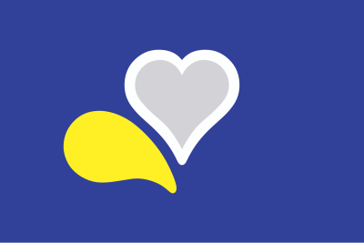 Flag of the Brussels-Capital Region clipart