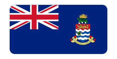 Flag of the Cayman Islands (bevelled) clipart