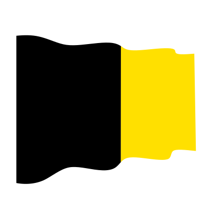 Flag of the city of Sneek clipart